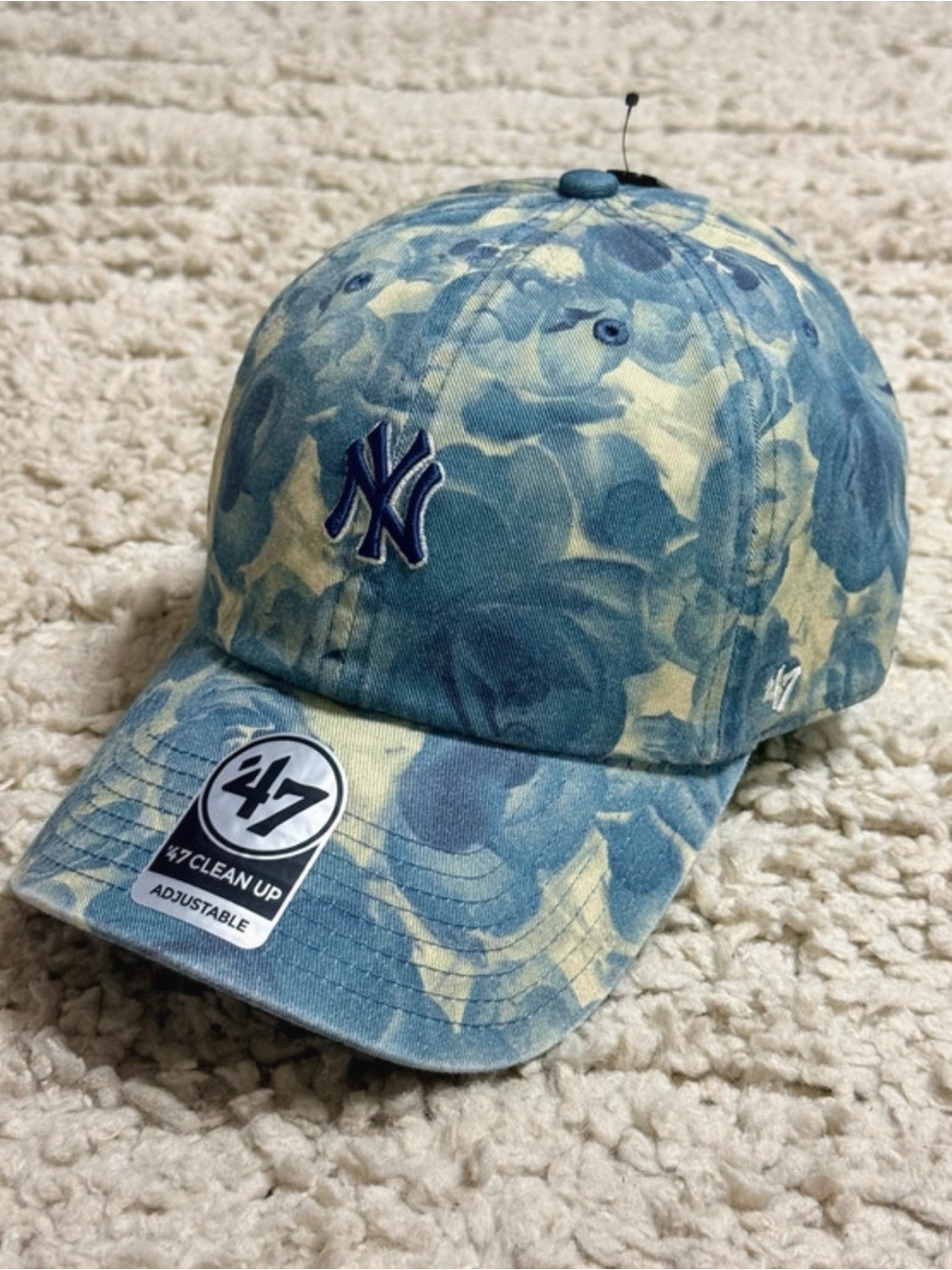 New 47 Brand New York Yankees Gardenia ’47 Clean Up Hat